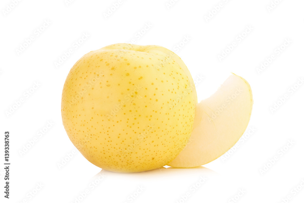 pear fruit isolated on white background pear fruit isolated on white background