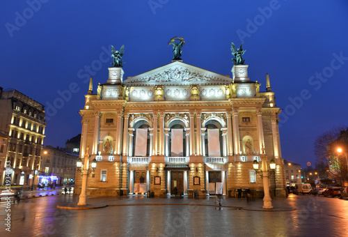 Lviv Opera House, Solomiya Krushelnytska State Academic Opera and Ballet Theatre in Lviv, Ukraine photo