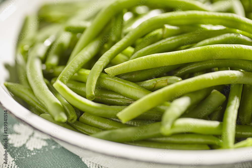 poached, French green beans. Often called poached, French green beans. Often called