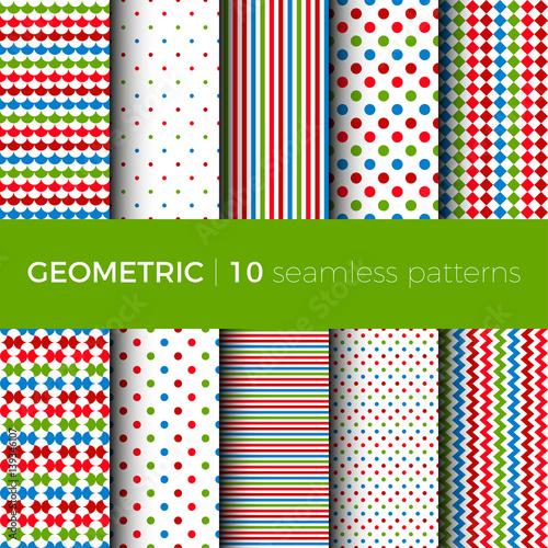 Geometric seamless patterns