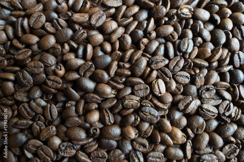 roasted coffee beans  can be used as a background