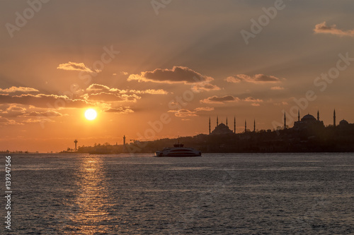 Sunset in Istanbul