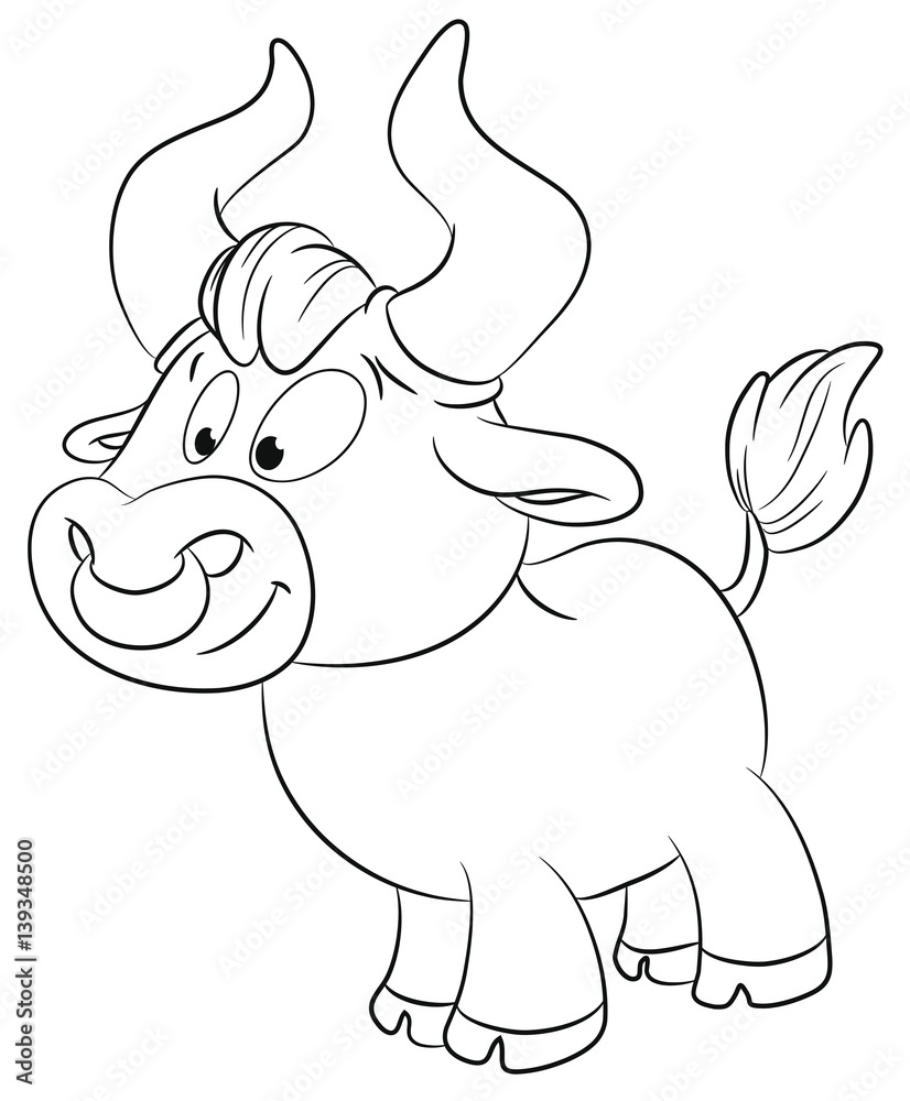 Sternzeichen Stier Vektor-Illustration Stock Vector | Adobe Stock