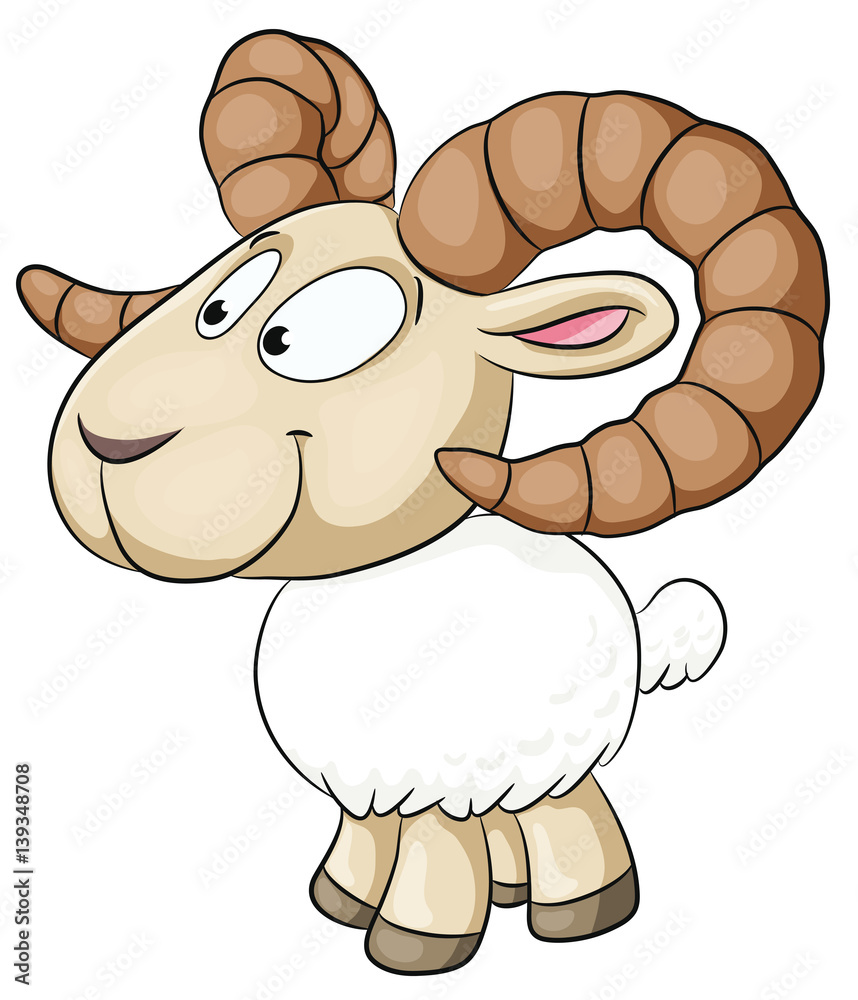 Vecteur Stock Sternzeichen Widder VektorIllustration Adobe Stock