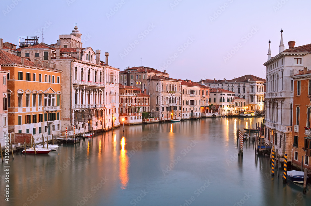 Grand canal at sunrise