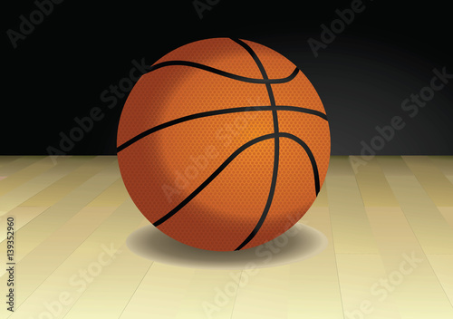 Basketball ball vector