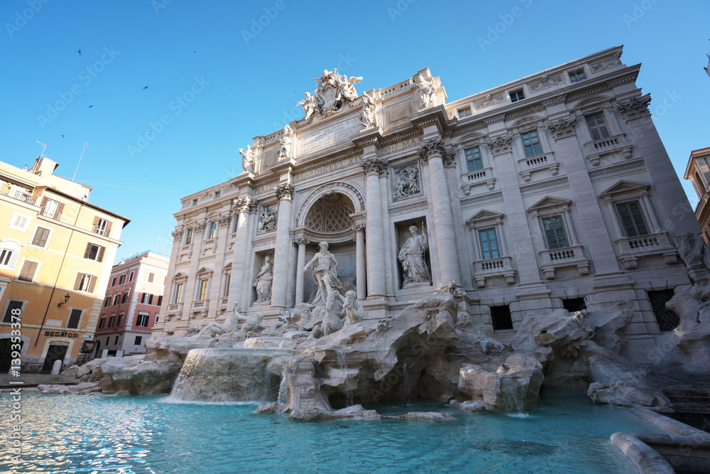 Trevi fountain, Rome, Italy