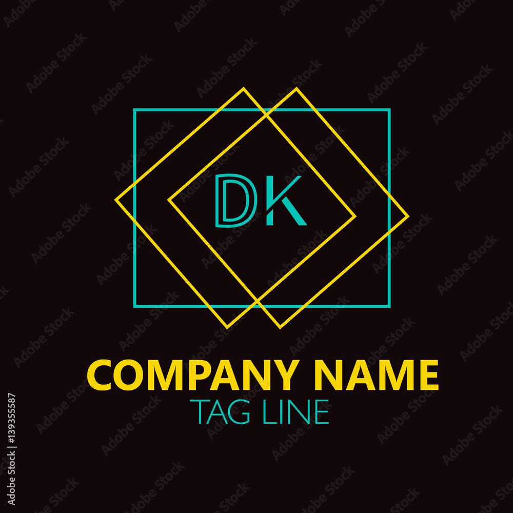 DK Letter Logo Design.Sign.Symbol DK Letter Logo Design.Sign.Symbol