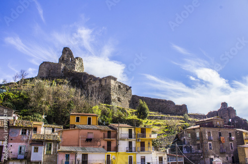 Old Norman's Castle, and Medieval City, Lamezia Terme, Calabria, Italy, 4k
