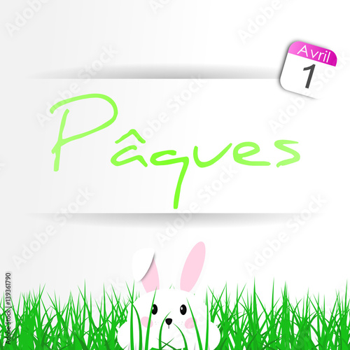 pâques - lapin de pâques - 1 avril 2018