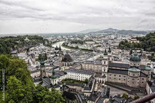 Salzburgh from Hohensalzburg Fortress Austria © Manuel