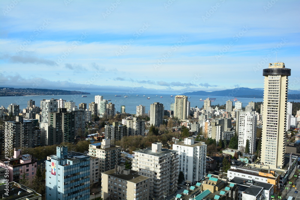 Vancouver skyline, Vancouver Canada 