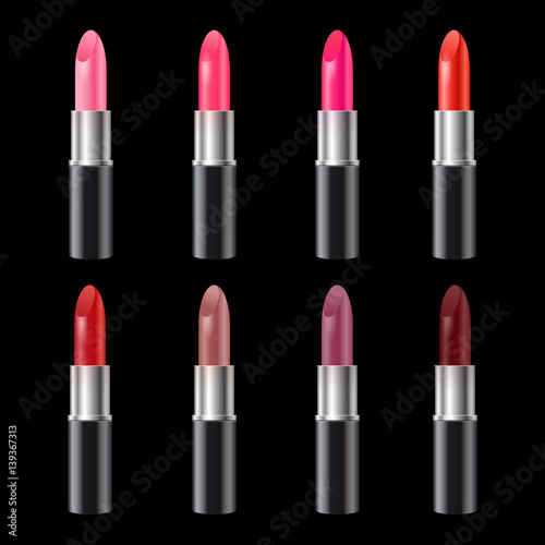 realistic lipstick set