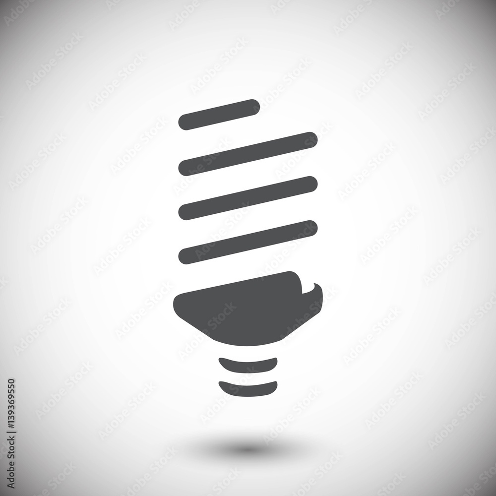 bulb icon stock vector illustration flat design bulb icon stock vector illustration flat design