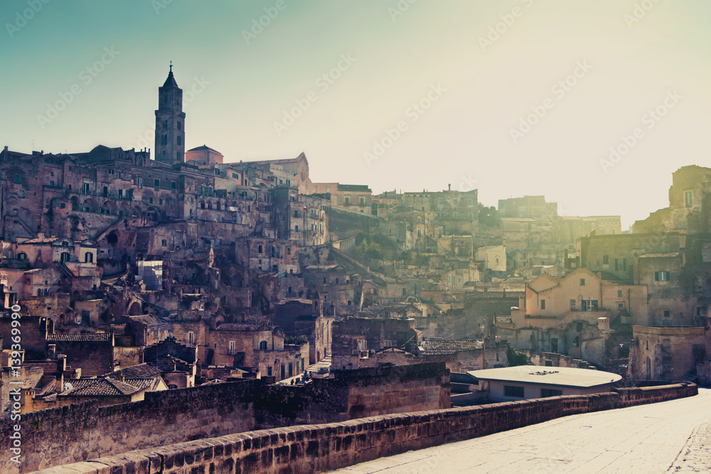 Old city of Matera, Italy