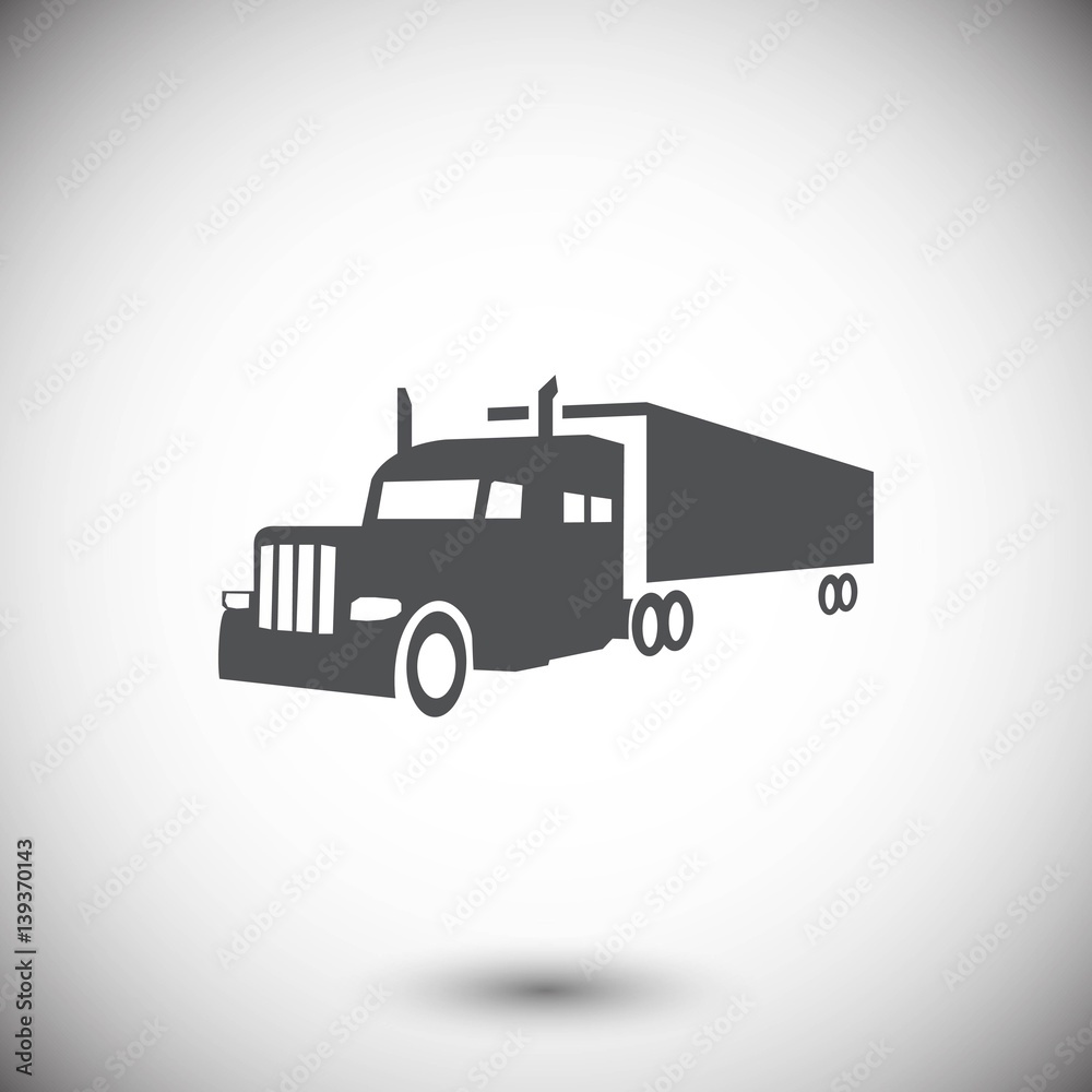 truck icon stock vector illustration flat design truck icon stock vector illustration flat design