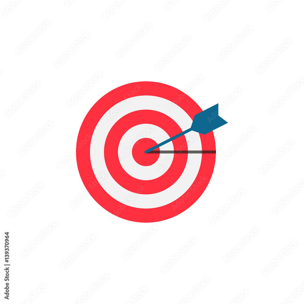 Target keyword flat icon, seo & development, Darts sign, a colorful solid pattern on a white background, eps 10. Target keyword flat icon, seo & development, Darts sign, a colorful solid pattern on a white background, eps 10.