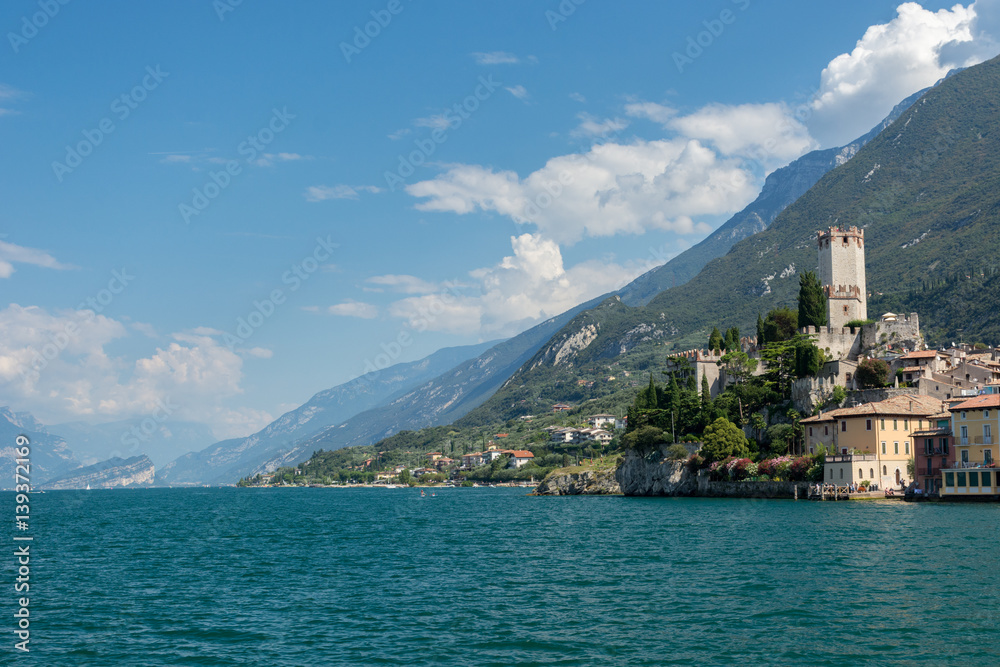 Malcesine mit Scaliger Burg - Gardasee Italien