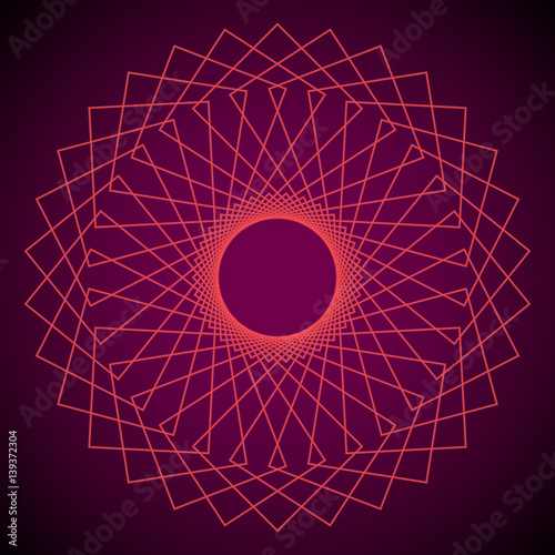 Картината върху платно Flower of Life