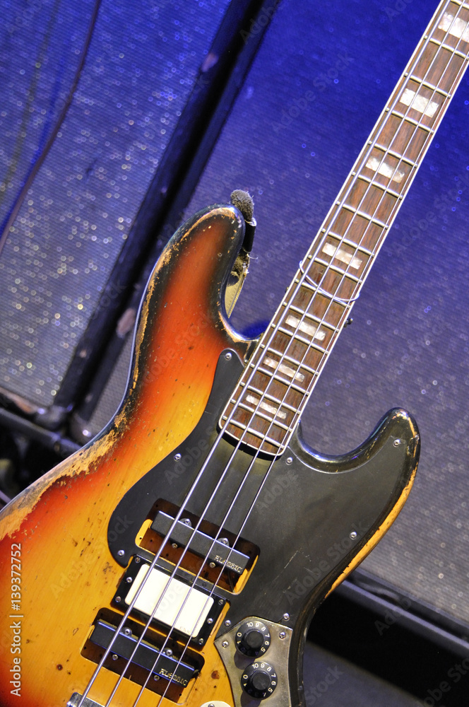 Fototapeta premium Guitare basse