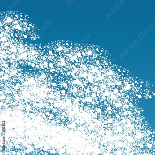Lather. Soap bubbles and foam vector background. Vector.