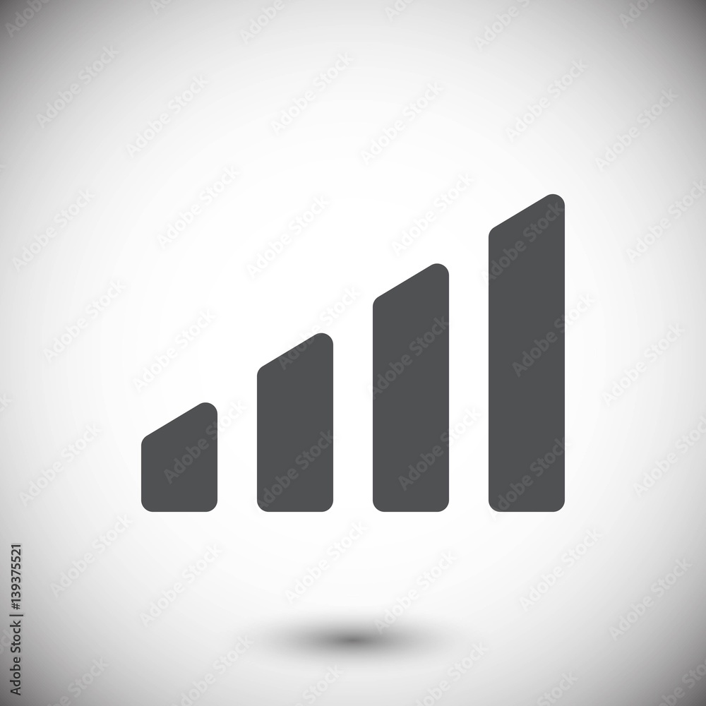 level icon stock vector illustration flat design level icon stock vector illustration flat design