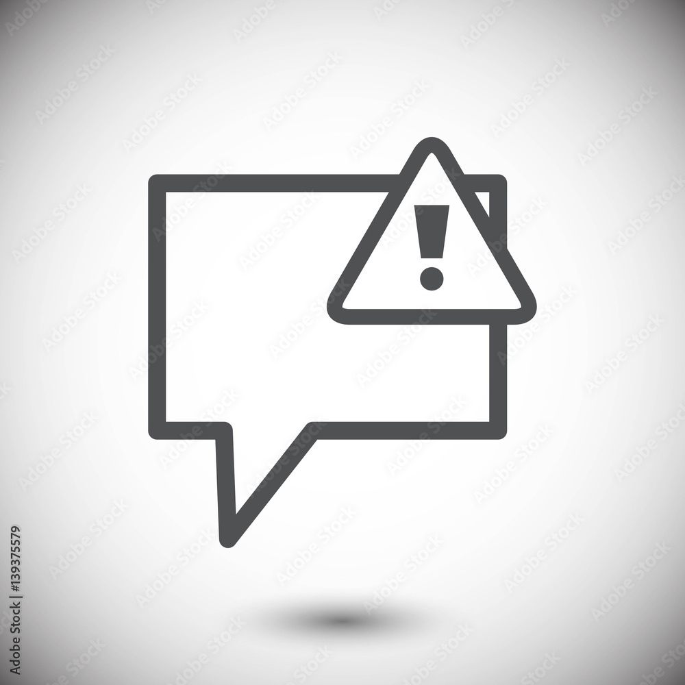 alert icon stock vector illustration flat design alert icon stock vector illustration flat design