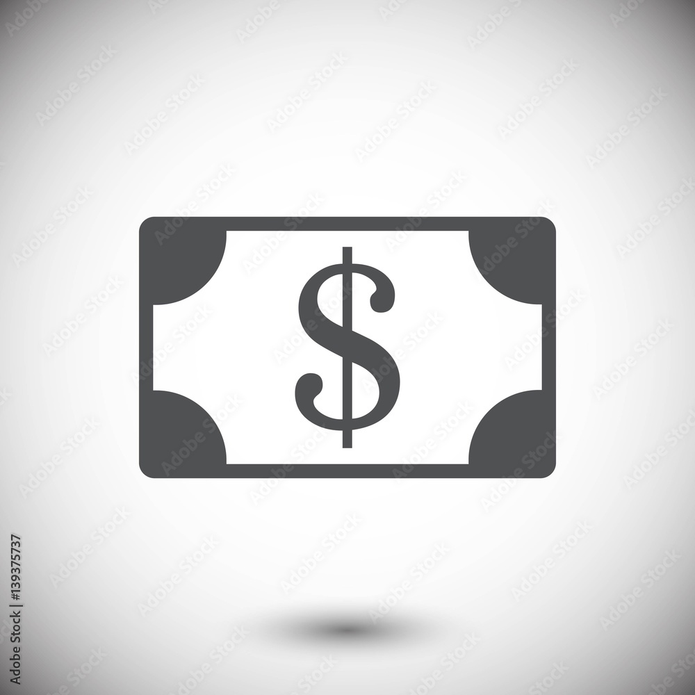 dollar money icon stock vector illustration flat design dollar money icon stock vector illustration flat design