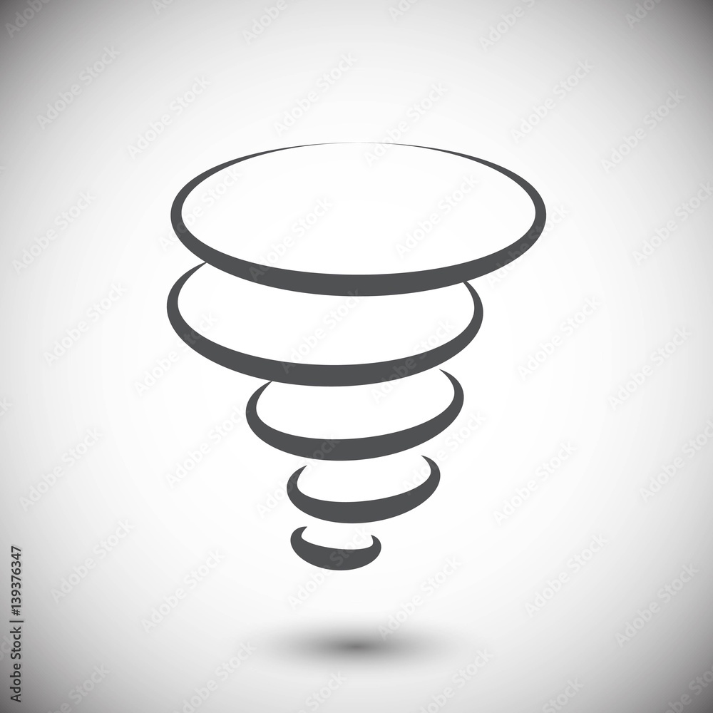 tornado icon stock vector illustration flat design tornado icon stock vector illustration flat design