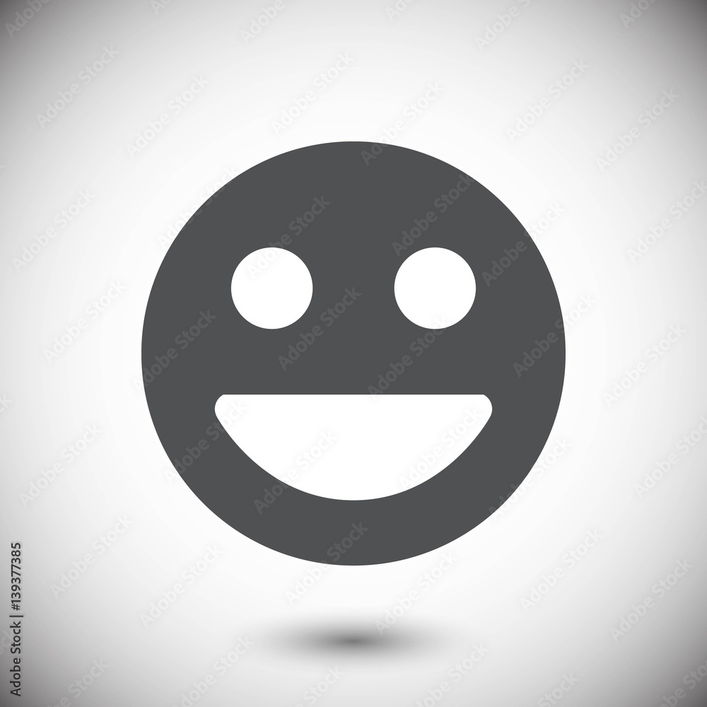 Smile icon stock vector illustration flat design Smile icon stock vector illustration flat design