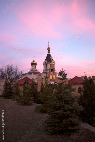 Christian Orthodox church in Old Orhei  Moldova