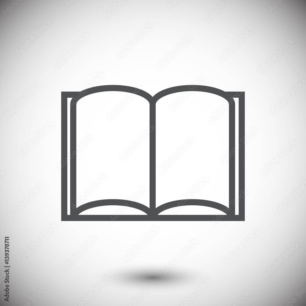 open book icon stock vector illustration flat design open book icon stock vector illustration flat design