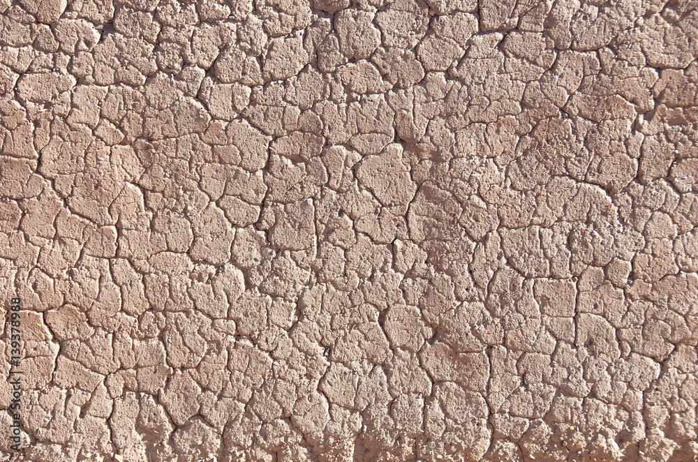 Fototapeta premium Textured wall, brown color