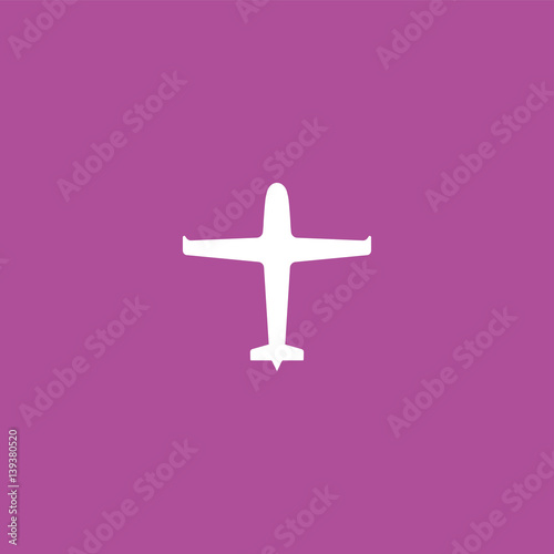 Plane icon illustration isolated vector sign symbol photo