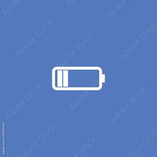 Battery icon illustration isolated vector sign symbol