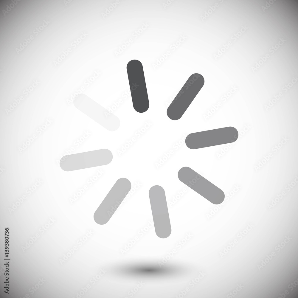 loading icon stock vector illustration flat design loading icon stock vector illustration flat design