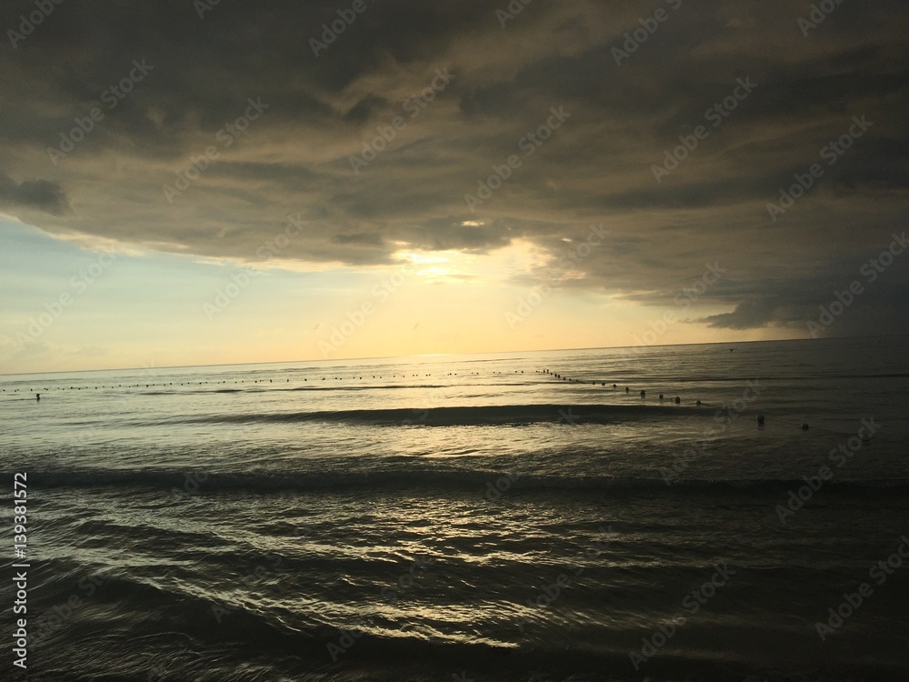 Obraz premium sunset in jamaica