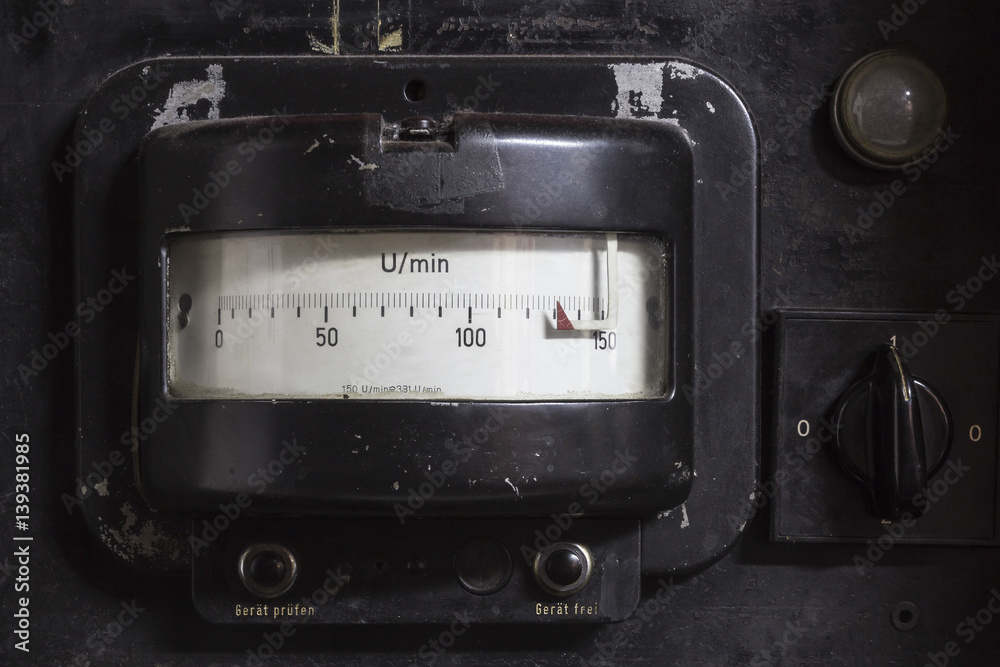 Fototapeta premium Drehzahlmesser