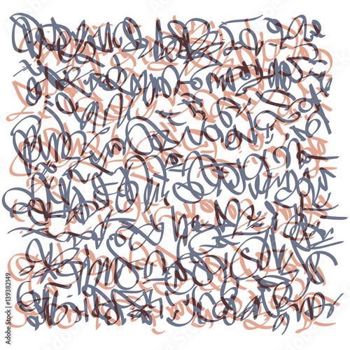 Unidentified Abstract Handwriting Arabic Scribble