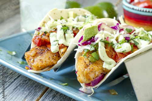 Photography Making of Fresh Fish Tacos