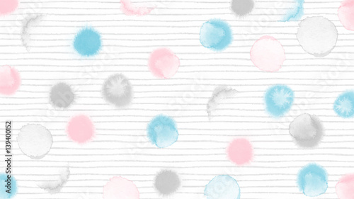 pink blue green tone color abstract vector background, look like watercolor drop style