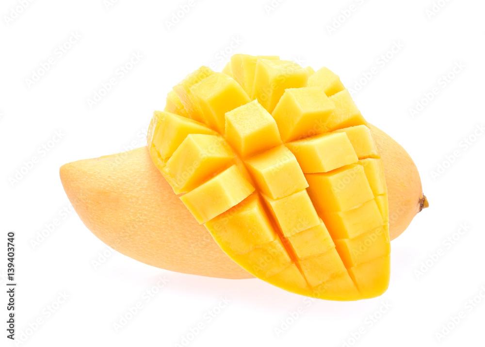 Mango isolated on white background
