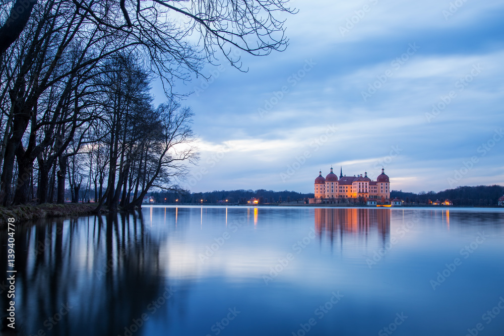 Schloss Moritzburg am Abend Schloss Moritzburg am Abend