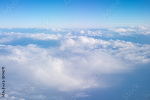 Clouds in blue sky. © sirins