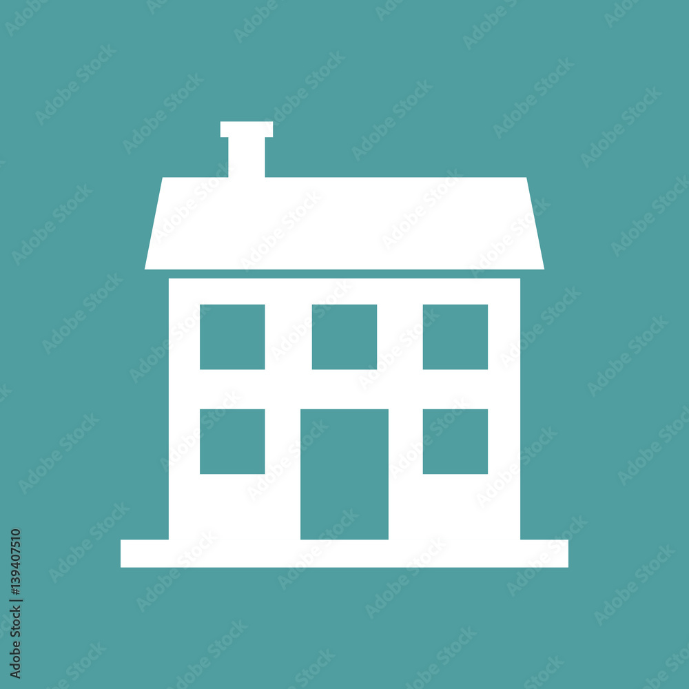 House icon. Vector illustration in flat style on isolated background. House icon. Vector illustration in flat style on isolated background.