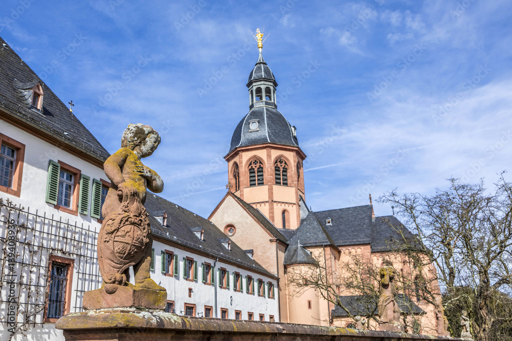 famous benedictine cloister in Seligenstadt, Germany