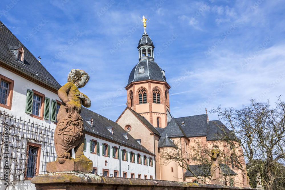 Fototapeta premium famous benedictine cloister in Seligenstadt, Germany