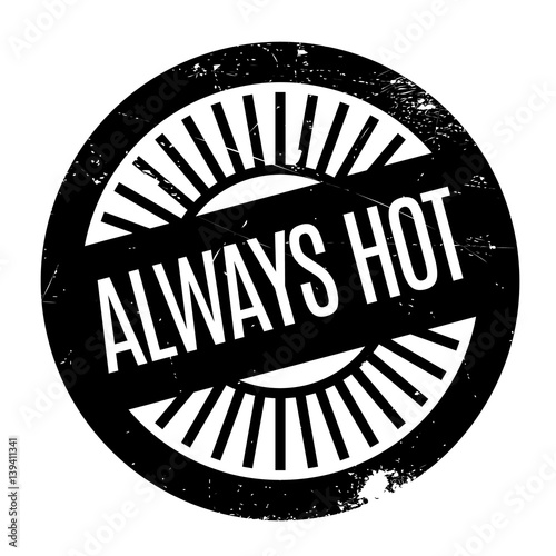 Always Hot rubber stamp. Grunge design with dust scratches. Effects can be easily removed for a clean, crisp look. Color is easily changed.
