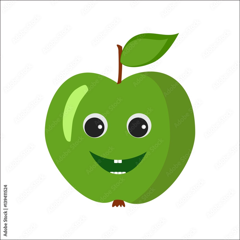 Apple character icon Apple character icon