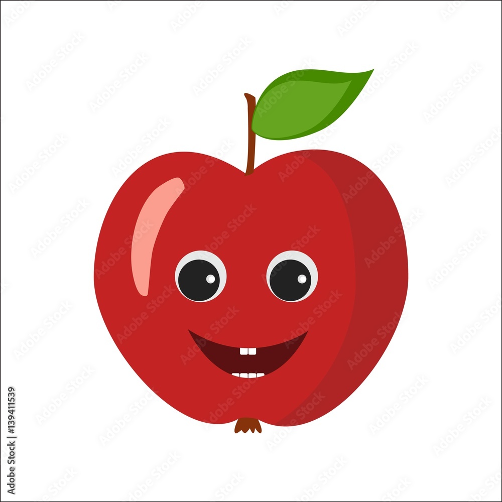 Apple character icon Apple character icon